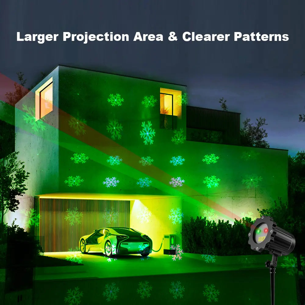 Christmas multi-pattern remote control laser