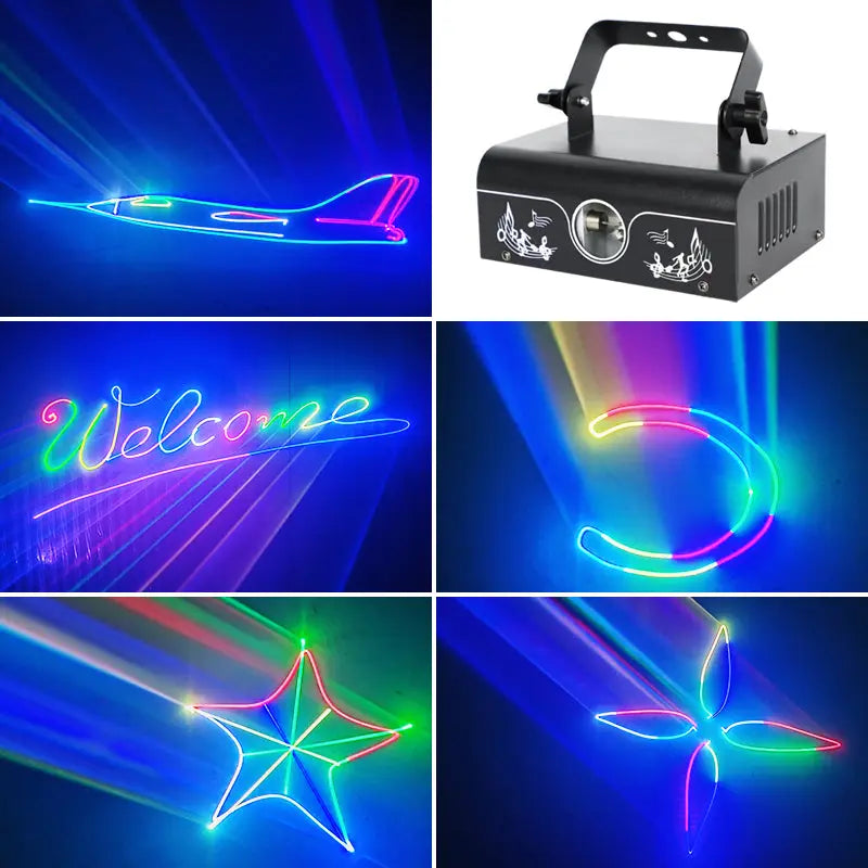 New Animation Beam Scanning Laser Light