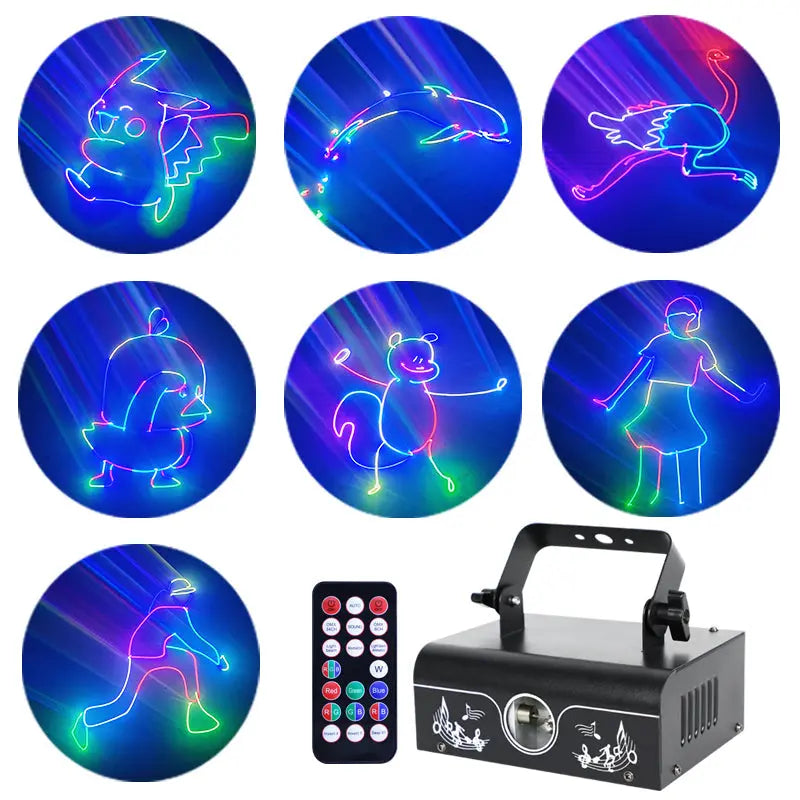 New Animation Beam Scanning Laser Light