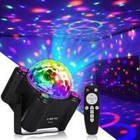 Disco Light Sound Activated LED Light 6 Colors for Home Room