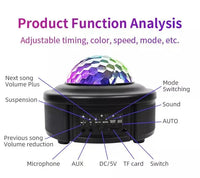 Bluetooth music magic ball laser light-C5