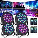 Party Lights Uplights with Sound Activated Remote DMX