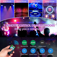 Party Lights Uplights with Sound Activated Remote DMX