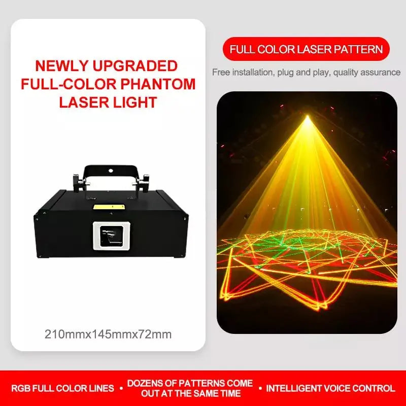 1.5w Full color phantom laser light-A10