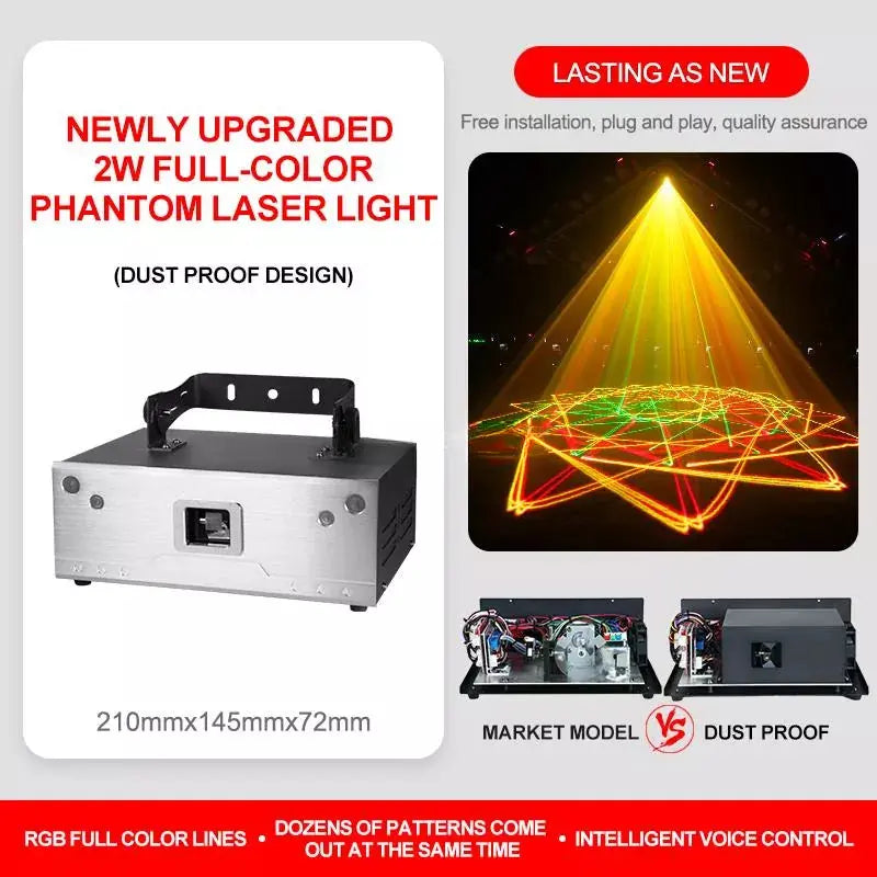 1.5w Full color phantom laser light-A10